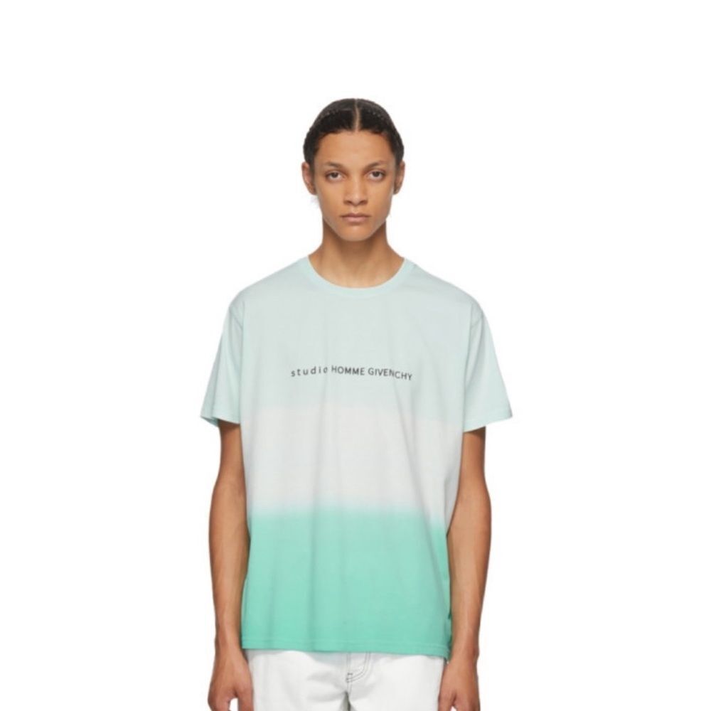 Authentic Givenchy Gradient Studio Logo T-Shirt M… - image 8